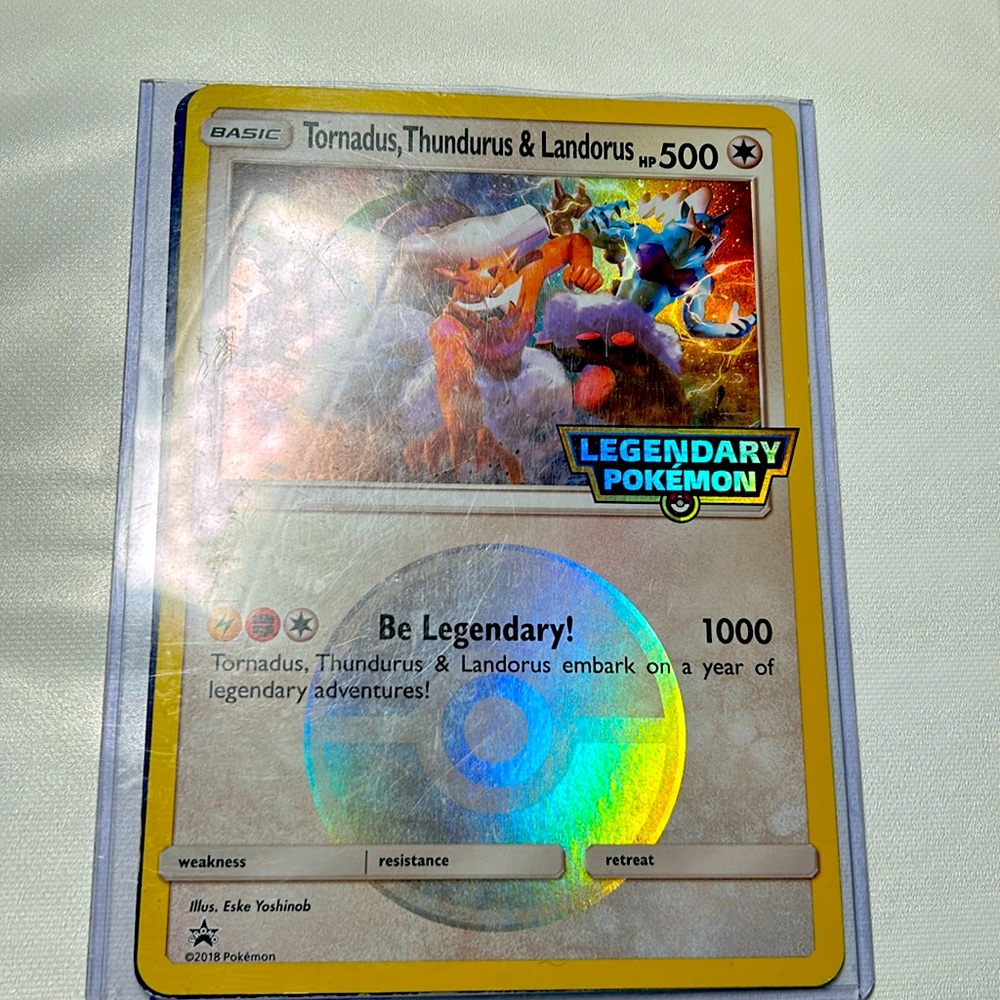 Tornadus, Thundurus & Landorus pokémon jumbo card